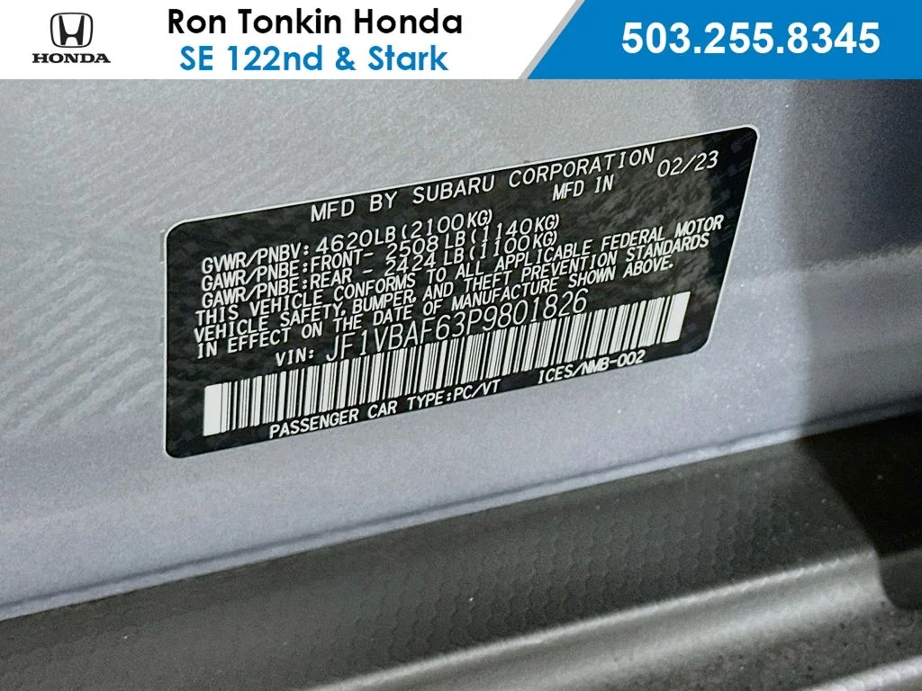Used 2023 Ice Silver Metallic Subaru Premium image 32