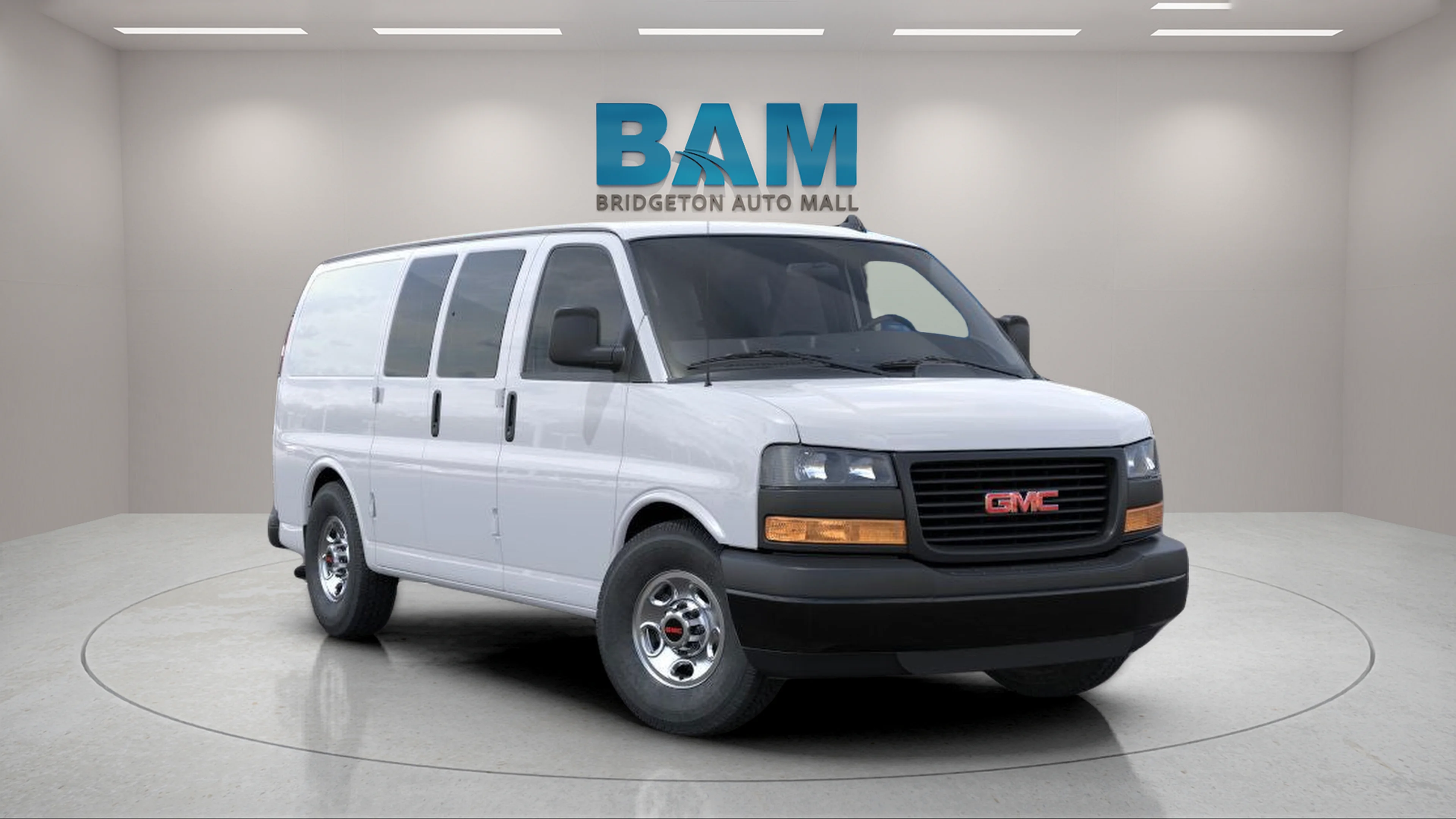 New 2025 Summit White GMC Work Van image 1