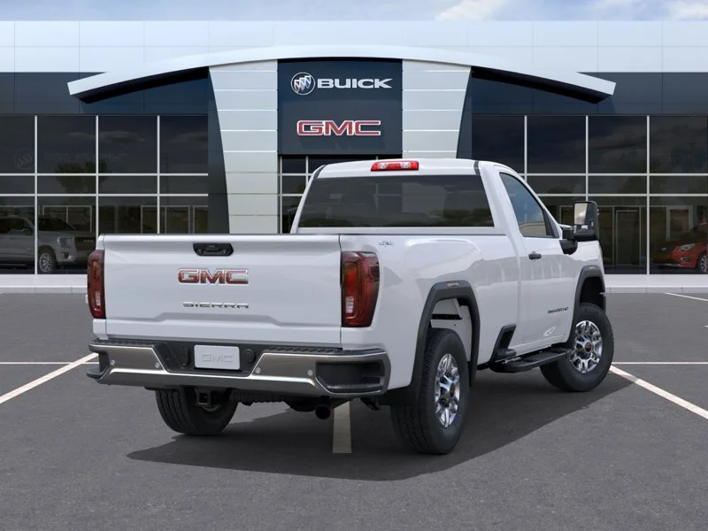 New 2026 White GMC Regular Cab Long Box 4-Wheel Drive Pro image 4