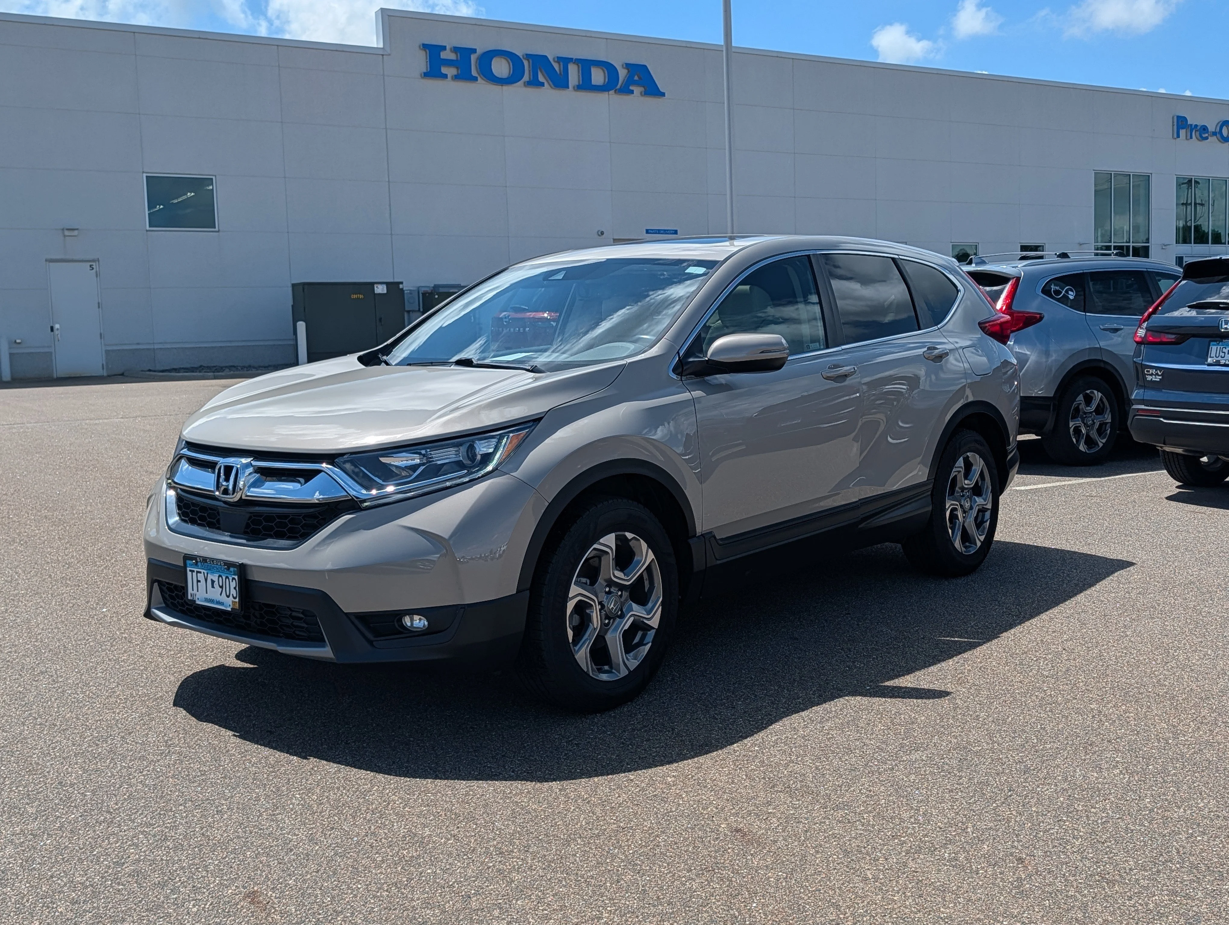 Used 2019 Honda CR-V EX-L with VIN 2HKRW2H82KH619829 for sale in Waite Park, Minnesota