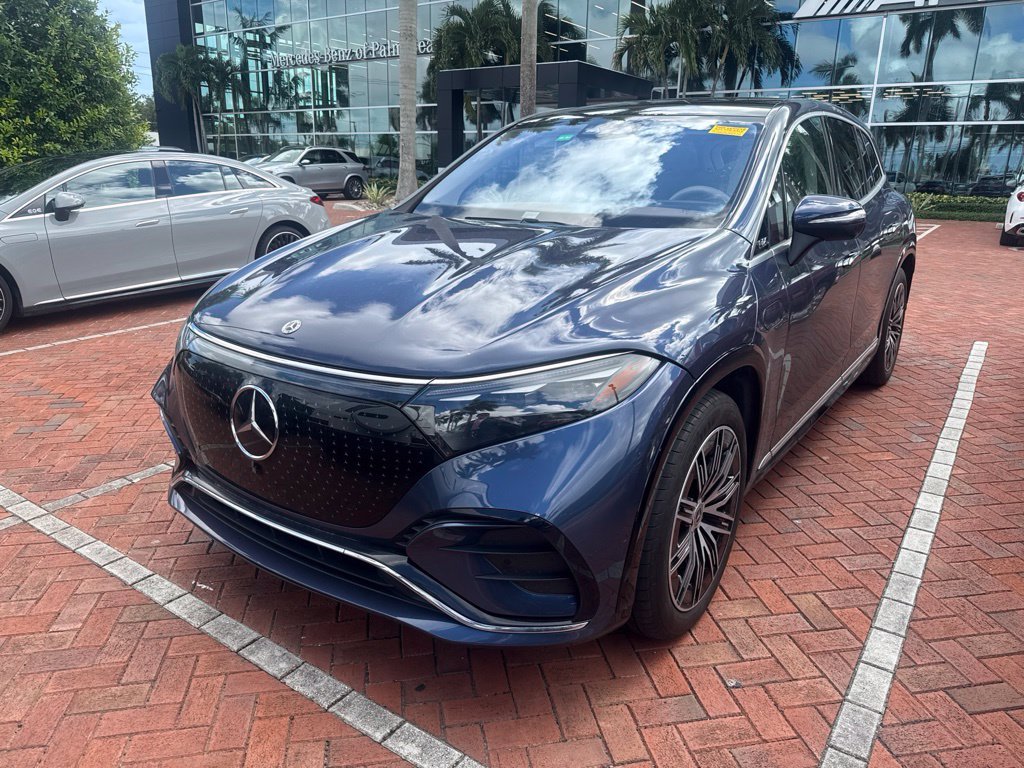 Certified 2023 Mercedes-Benz EQS SUV Base with VIN 4JGDM2EB5PA018666 for sale in West Palm Beach, FL