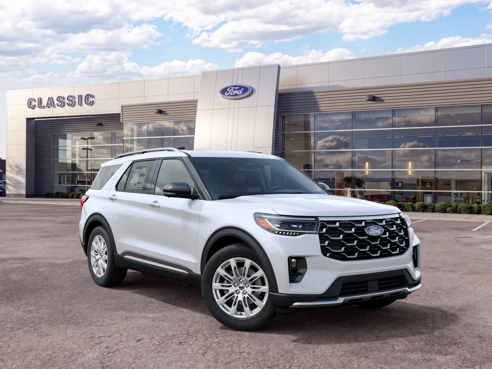 New 2027 Star White Metallic Tri-Coat Ford Platinum™ image 23
