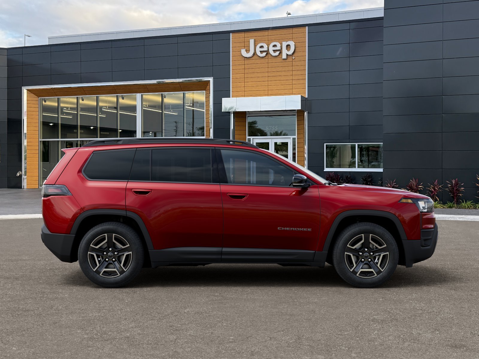 New 2026 Red Hot Pearl-Coat Exterior Paint Jeep Limited image 53