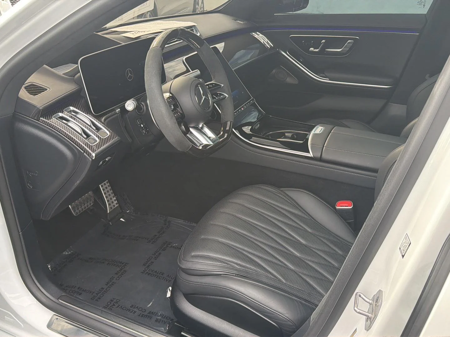 Used 2024 Moonlight White Mercedes-Benz AMG® S 63 E image 11