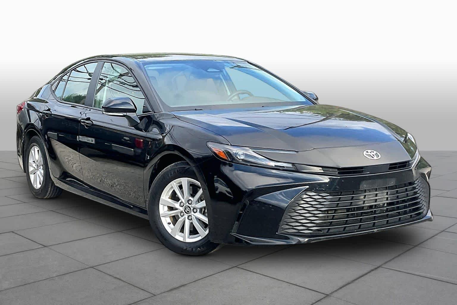 Used 2025 Midnight Black Metallic Toyota LE image 3