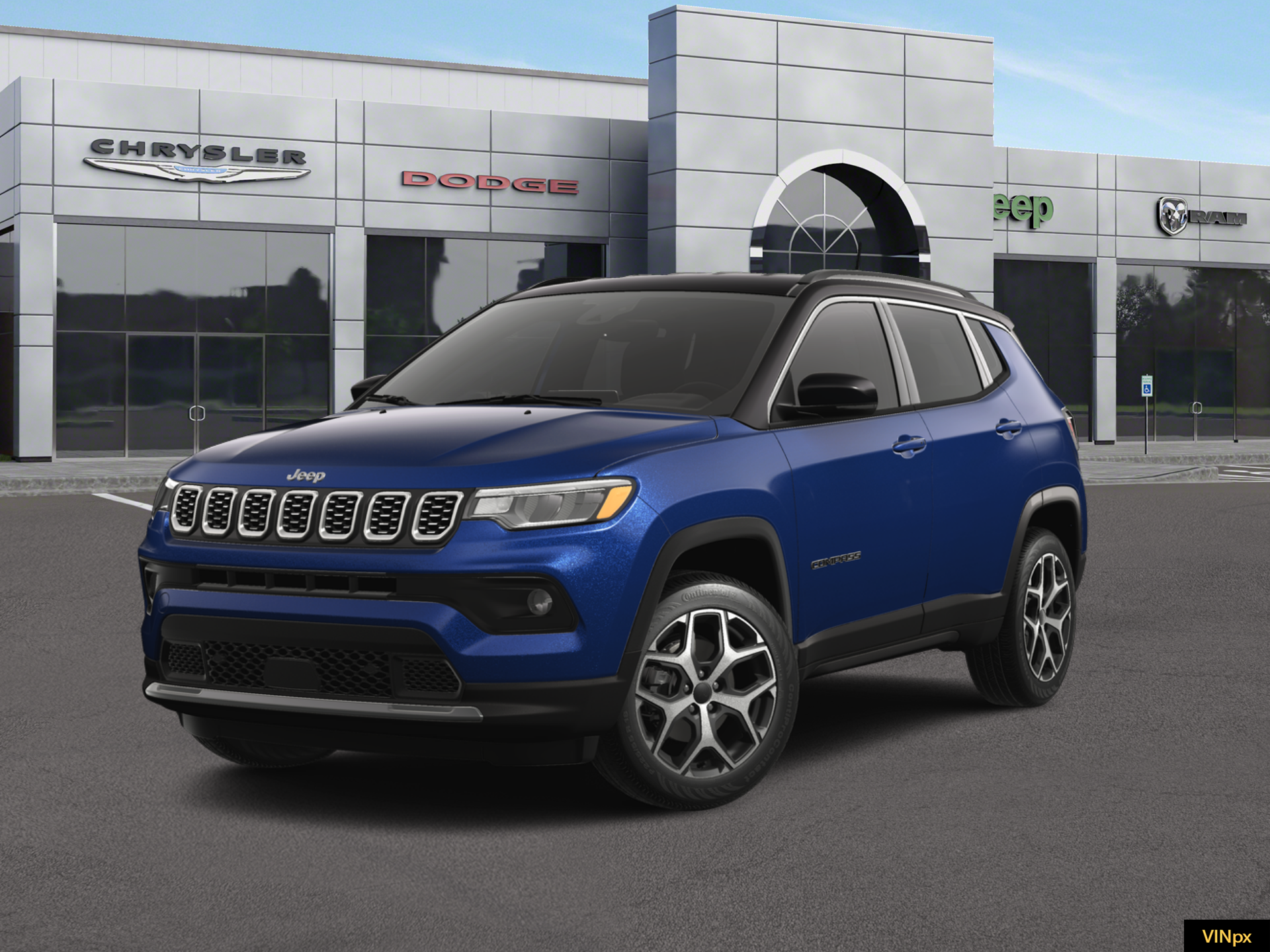 New 2026 Fathom Blue Pearl Coat Jeep Limited image 1