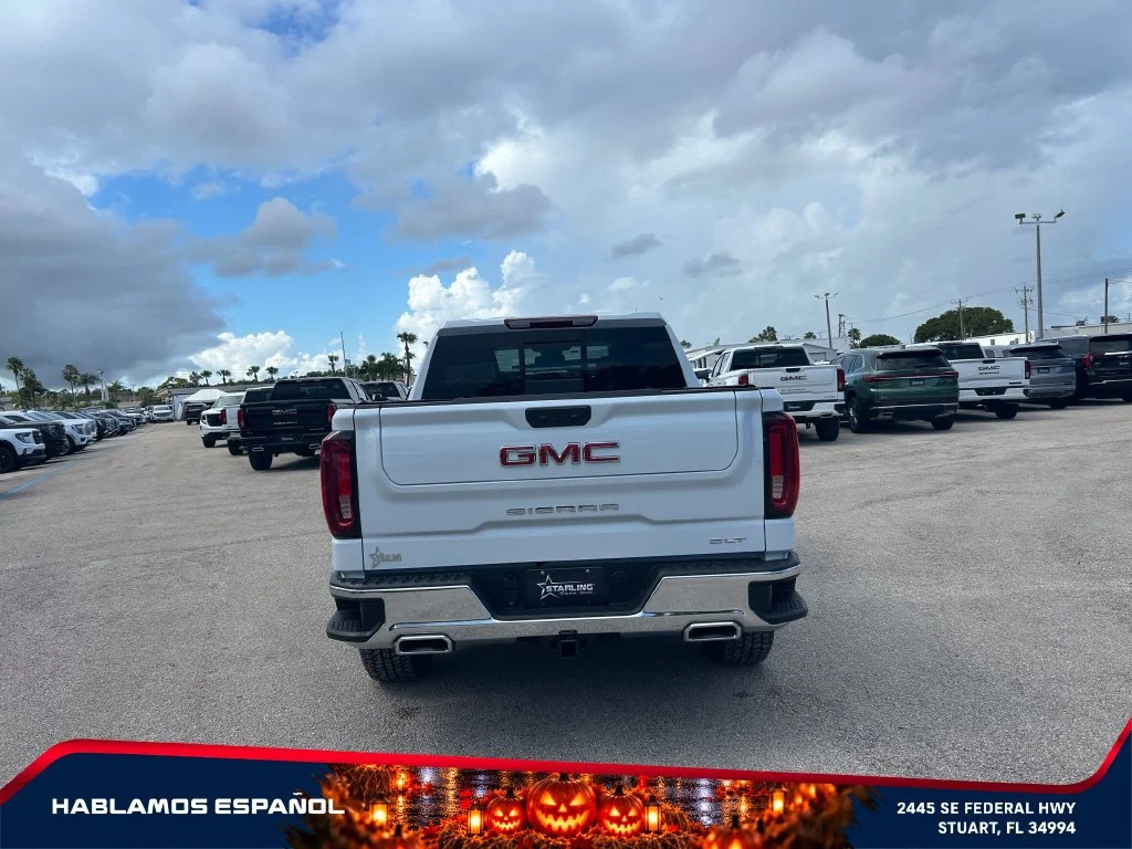 New 2026 Glacier White Tricoat GMC SLT image 6