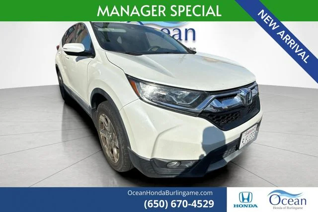 Used 2018 White Diamond Pearl Honda EX image 1