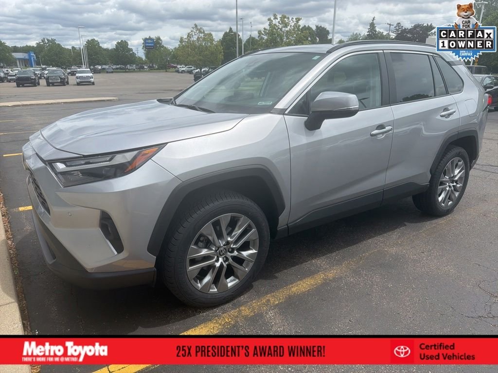 Certified Used 2022 Silver Toyota XLE Premium image 1