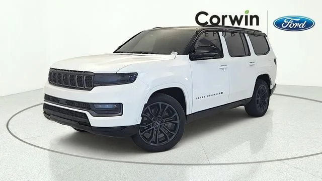Used 2024 Bright White Clearcoat Jeep Series III image 1