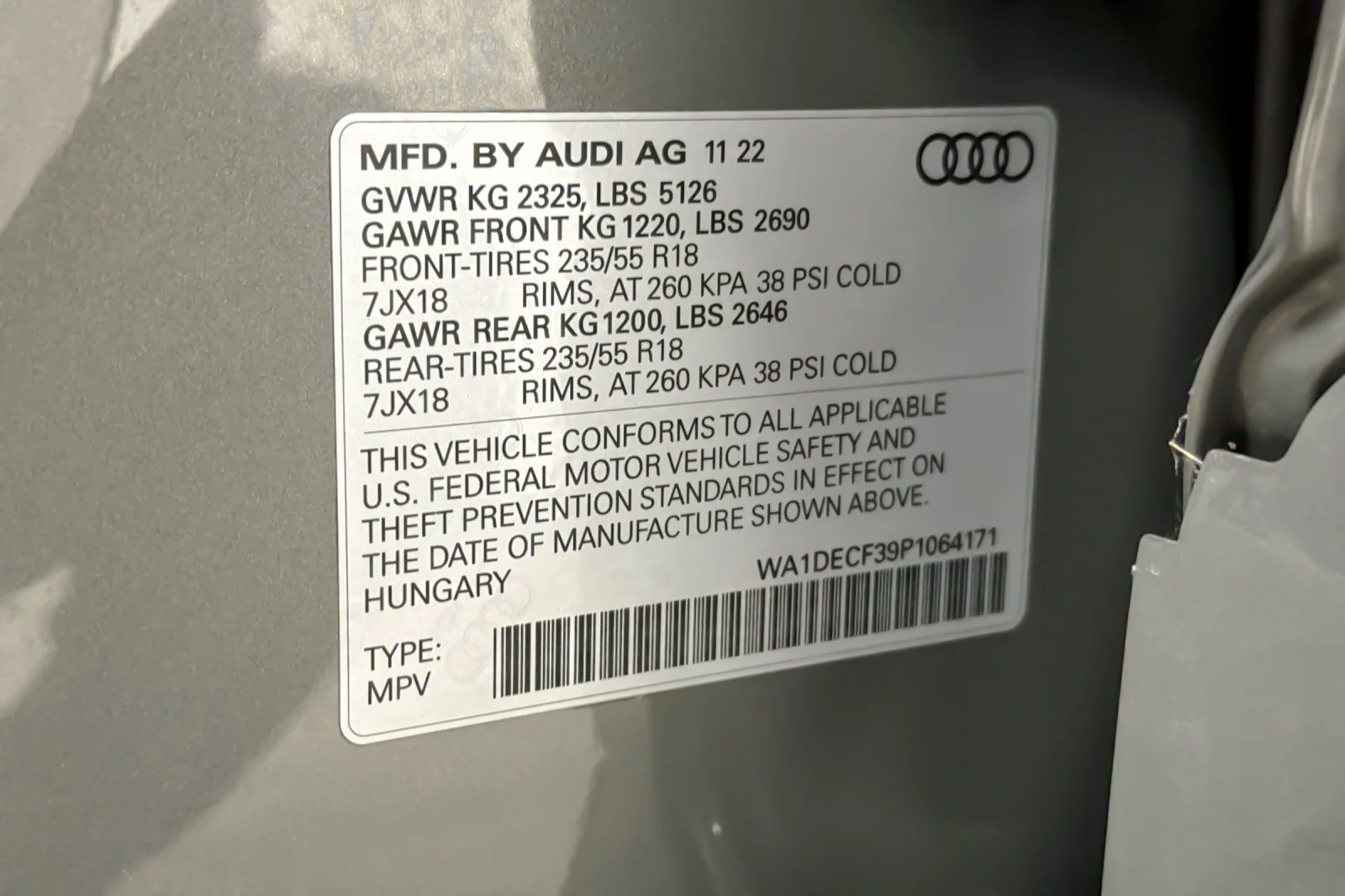 Used 2023 Chronos Gray Metallic Audi S line Premium 45 TFSI quattro image 27