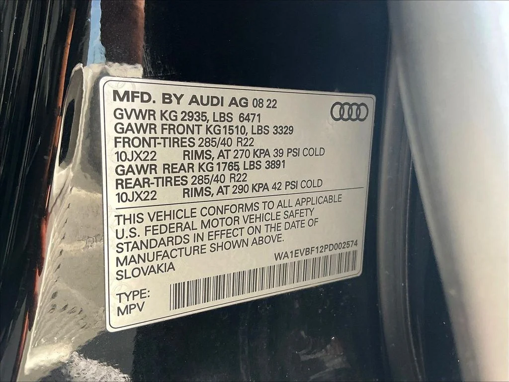 Used 2023 Black Metallic Audi 55 Premium Plus image 18
