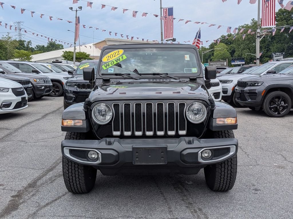 Used 2022 Black Jeep Unlimited Sahara image 3