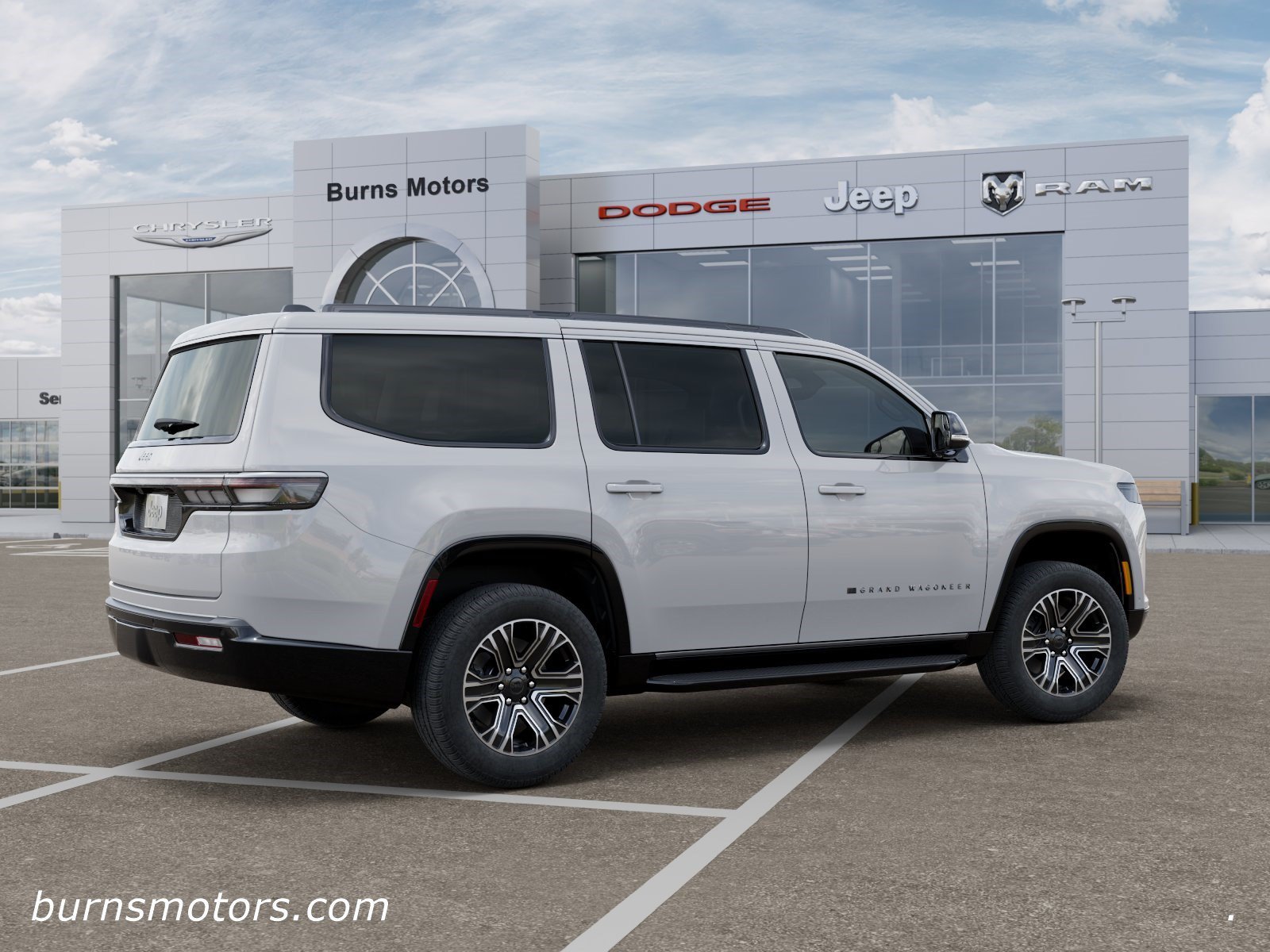 New 2026 Bright White Clear-Coat Exterior Paint Jeep 4x2 image 4