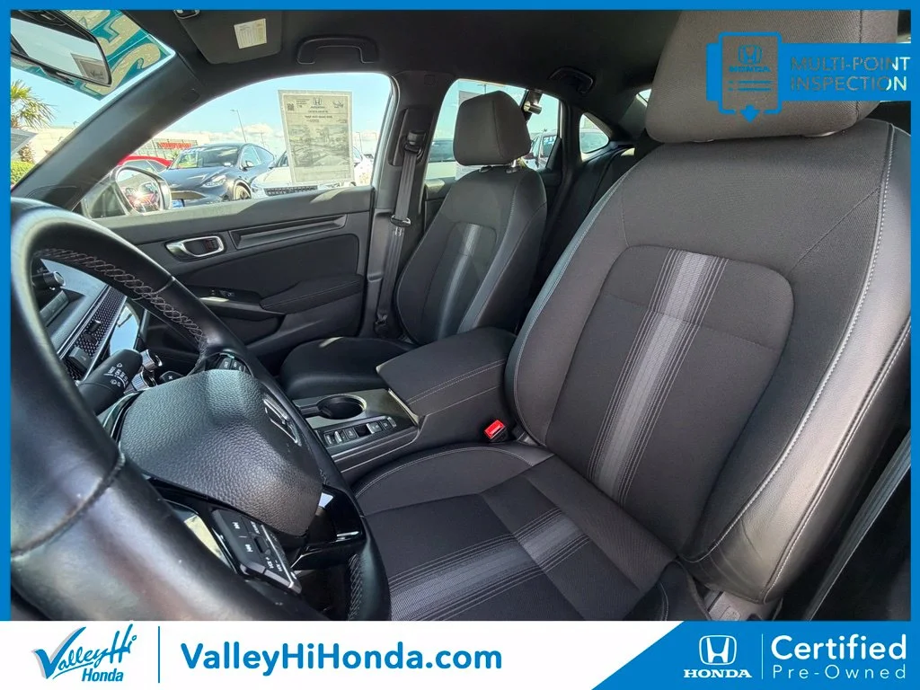 Certified Used 2025 Platinum White Pearl Honda 4D SPORT image 16