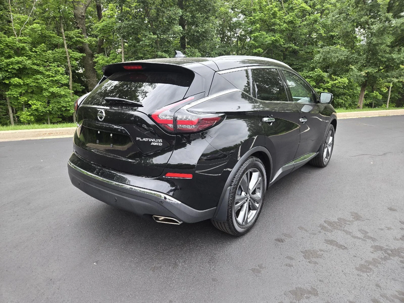 Used 2019 Magnetic Black Pearl Nissan Platinum image 3