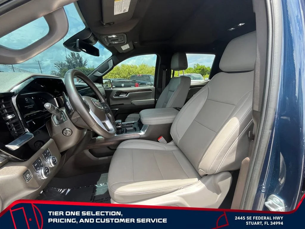Used 2023 Pacific Blue Metallic GMC SLT image 10