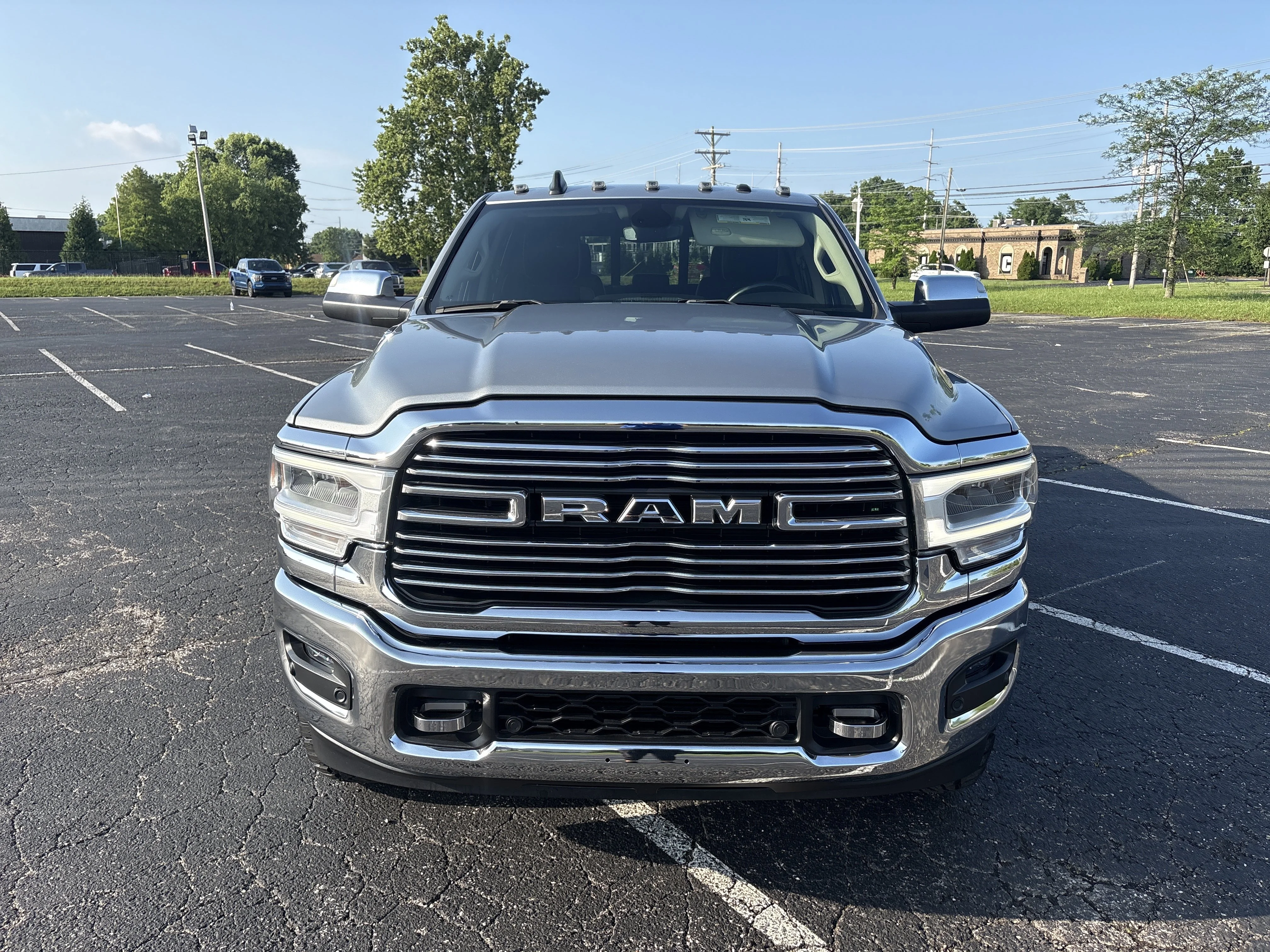 Used 2022 Billet Silver Metallic Clearcoat Ram Laramie image 3