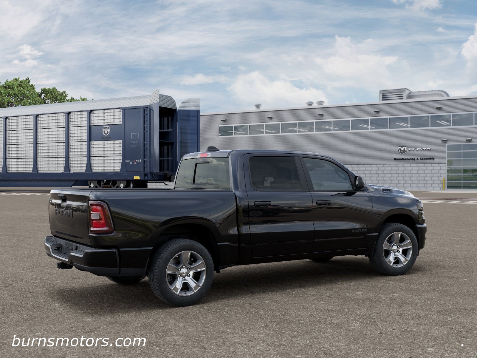 New 2026 Diamond Black Crystal Pearl-Coat Exterior Paint RAM Express image 4