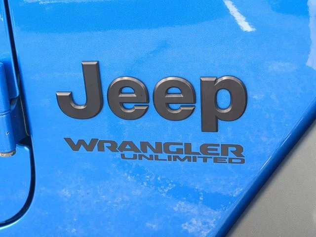 Certified Used 2021 Blue Jeep Unlimited Sport Altitude image 14