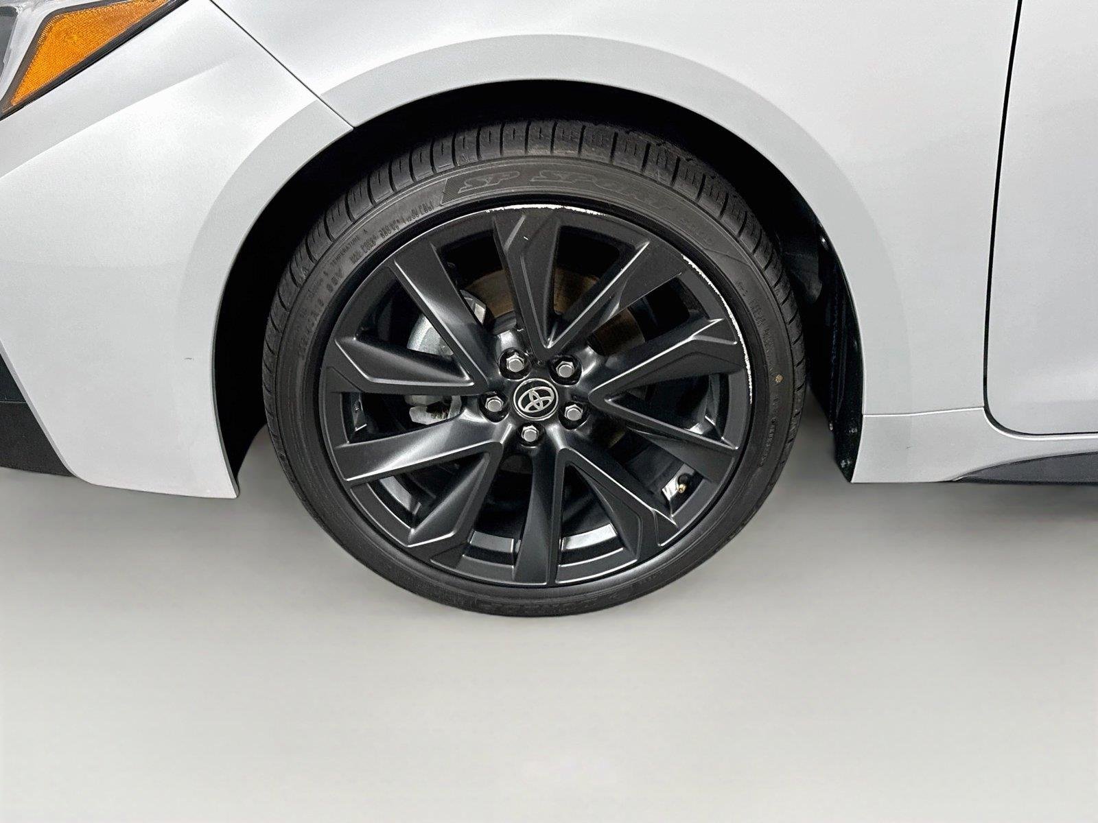 Used 2024 Classic Silver Metallic Toyota Hybrid SE image 44