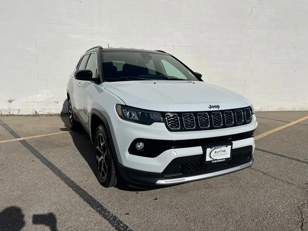 Used 2025 Bright White Clearcoat Jeep Limited image 10