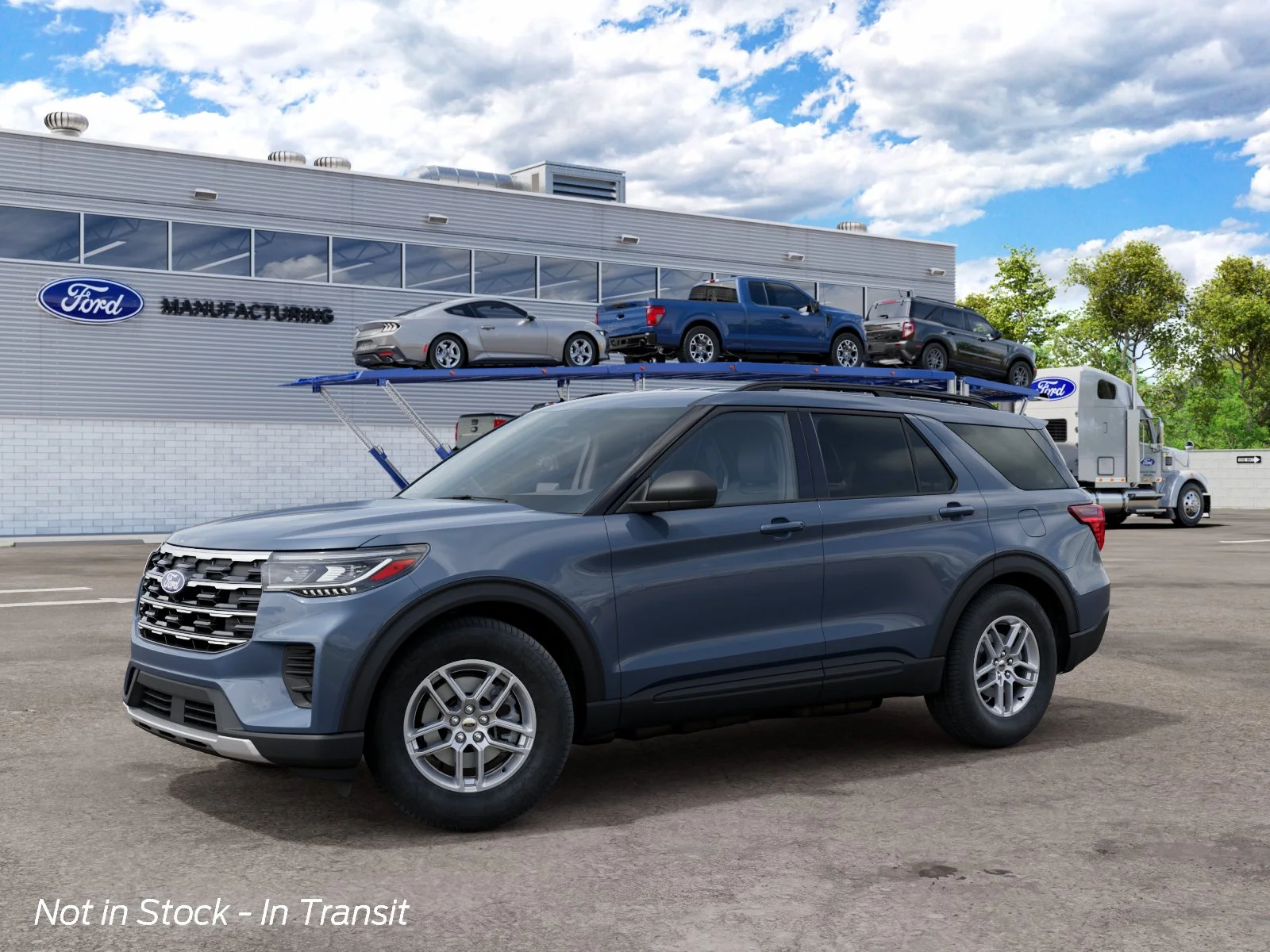 New 2027 Vapor Blue Metallic Ford Active image 1