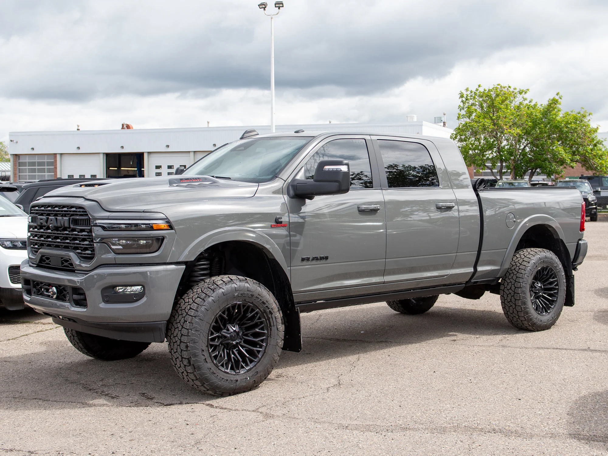 Used 2026 Grey RAM Limited* Mega Cab, 5 Inch Lift, 37s, Winch, Fuel Wheels image 6