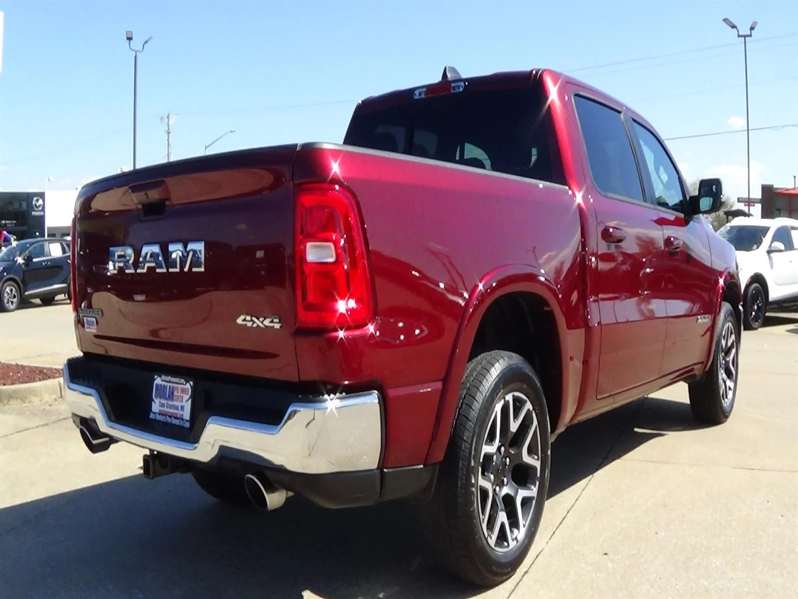 Used 2025 Delmonico Red Pearl Coat (prv) RAM Laramie image 6