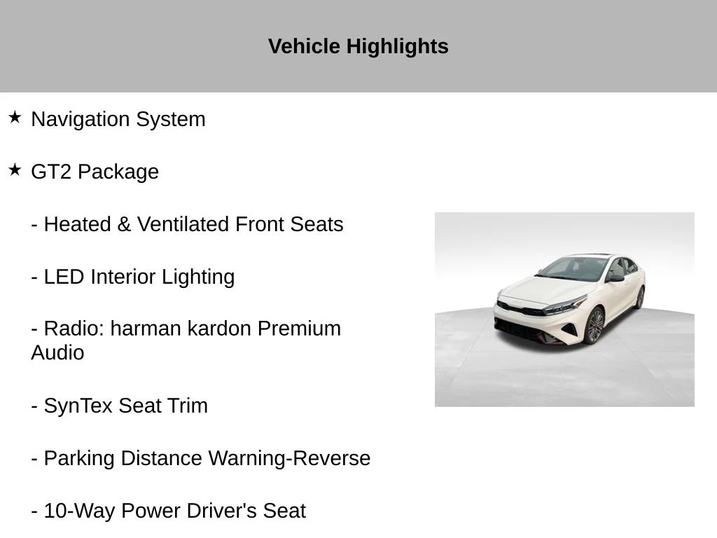 Certified Used 2023 White Kia GT image 14