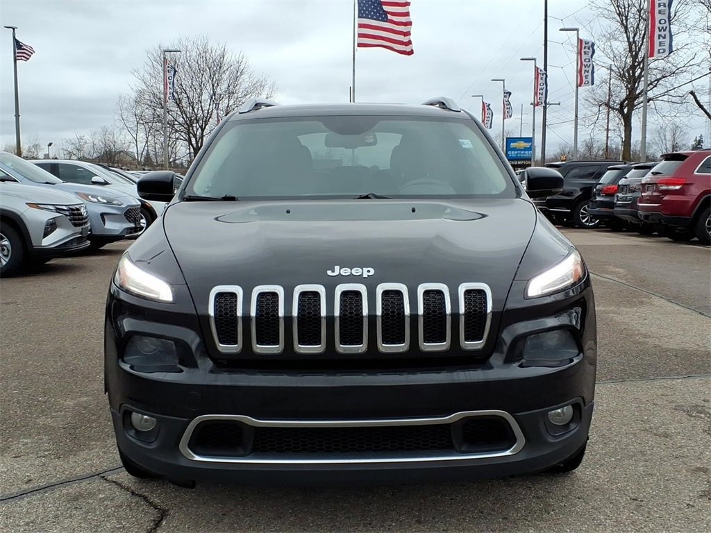 Used 2014 Jeep Cherokee Limited with VIN 1C4PJLDS2EW114868 for sale in Howell, MI