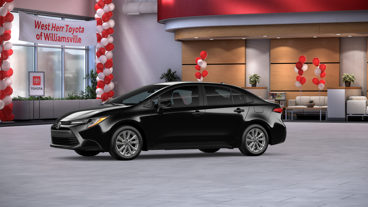 New 2026 Midnight Black Metallic Toyota LE image 3