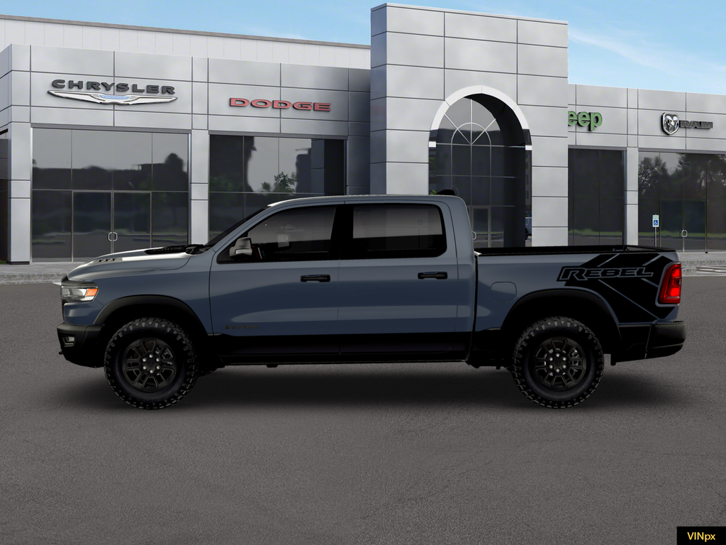 New 2026 Forged Blue Metallic Exterior Paint RAM Rebel image 2