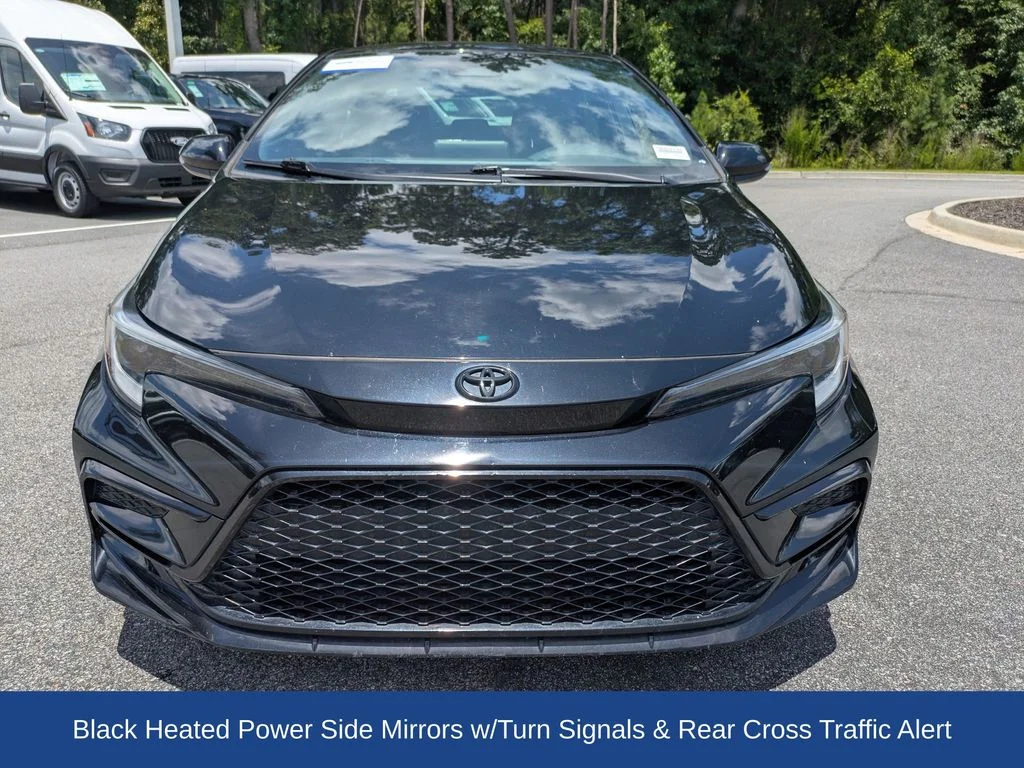 Certified Used 2024 Midnight Black Metallic Toyota SE Nightshade image 9