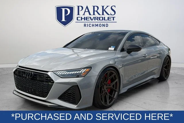 Used 2021 Gray Audi 4.0T image 3