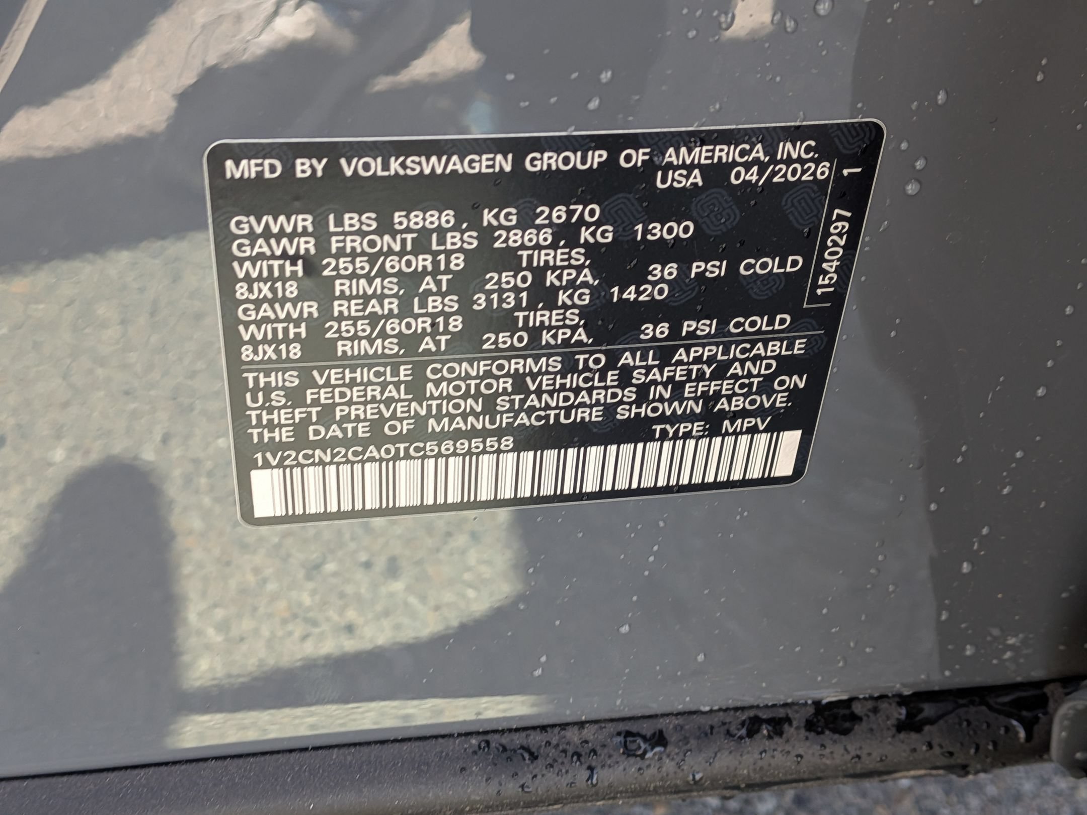 New 2026 Gray Volkswagen 2.0T Peak Edition image 25