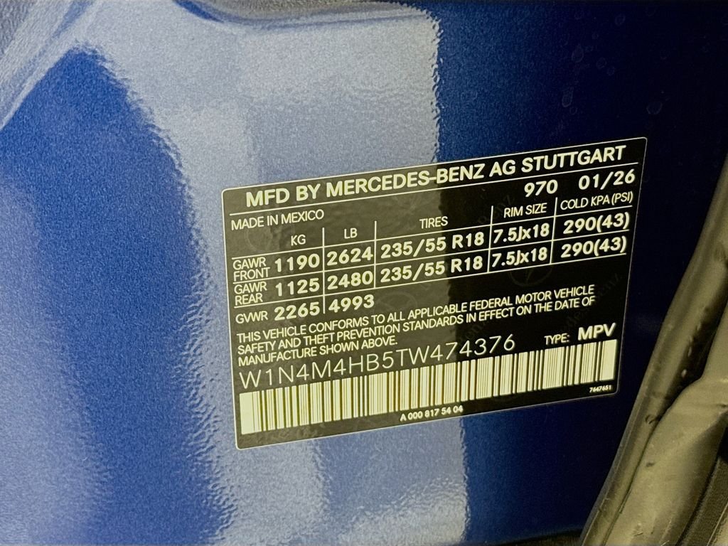 New 2026 Starling Blue Metallic Mercedes-Benz GLB 250 image 33