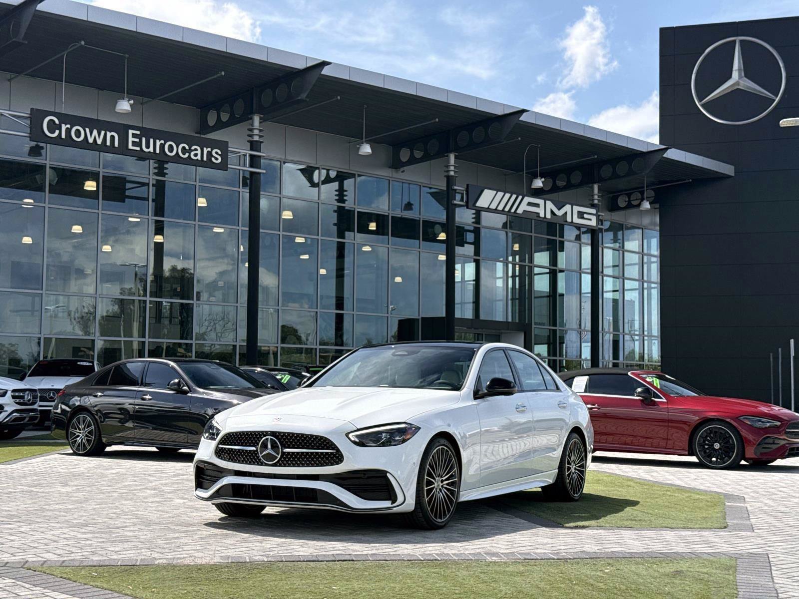 New 2026 Polar White Mercedes-Benz C 300 Sedan image 1
