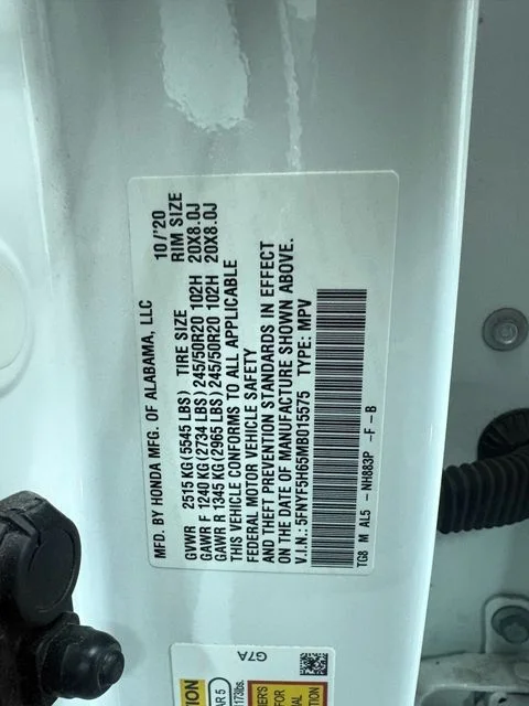 Used 2021 White Honda Touring image 33