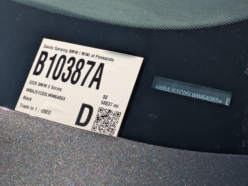 Used 2020 Black BMW 540i image 6