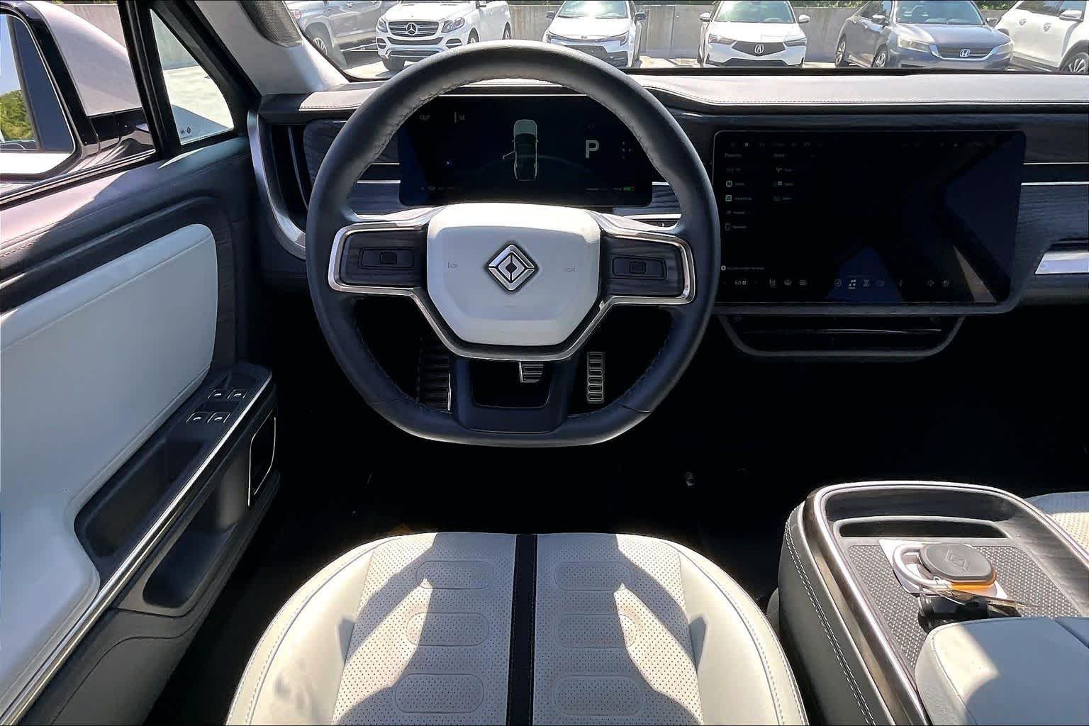 Used 2024 Glacier White Rivian Adventure image 5