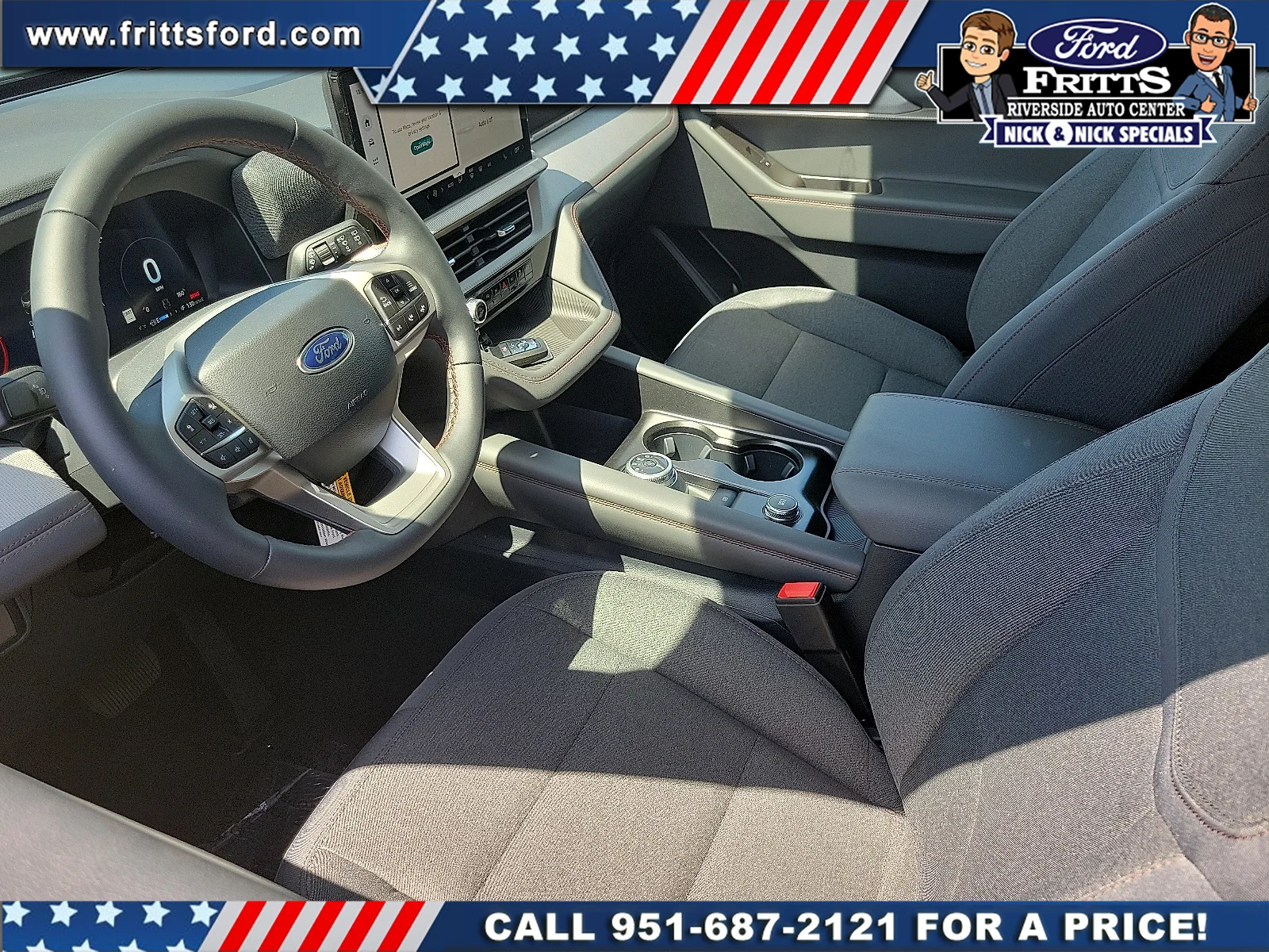 New 2026 Carbonized Gray Metallic Ford Active image 3