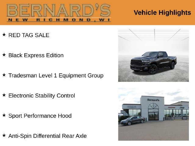 New 2026 Diamond Black Crystal Pearl-Coat Exterior Paint RAM Express image 2