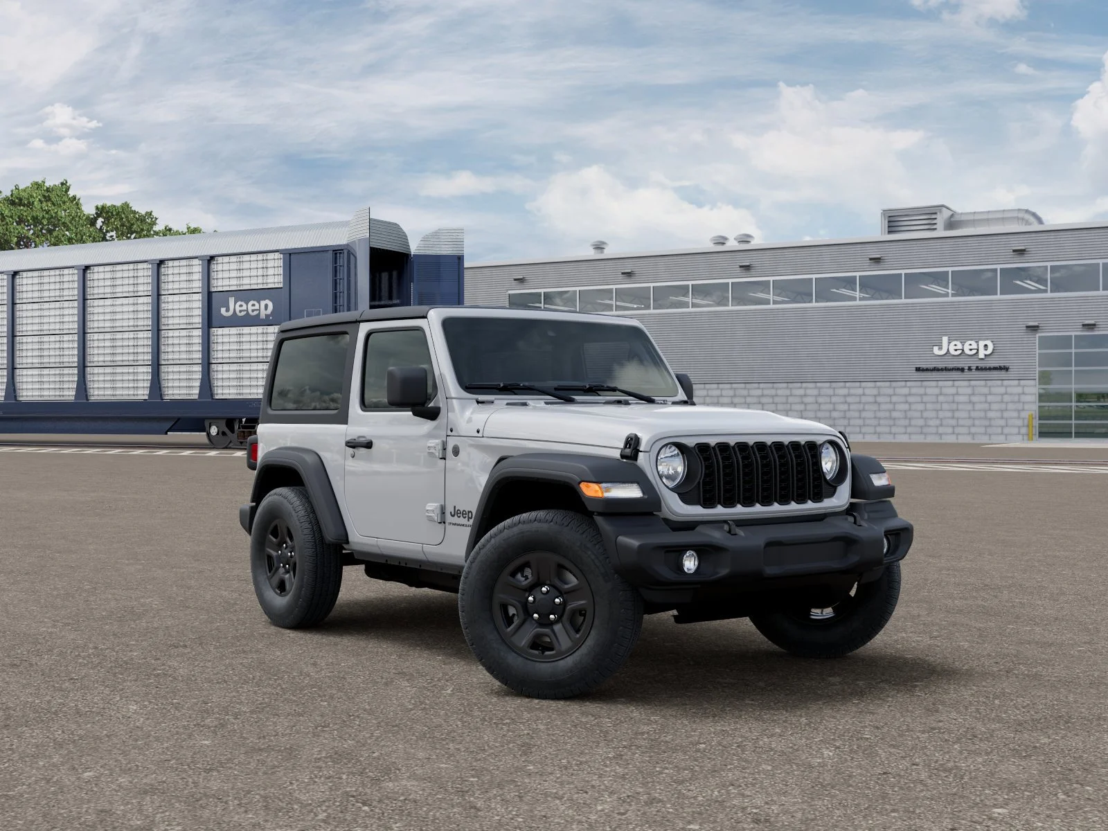 New 2026 Bright White Clearcoat Jeep Sport image 5