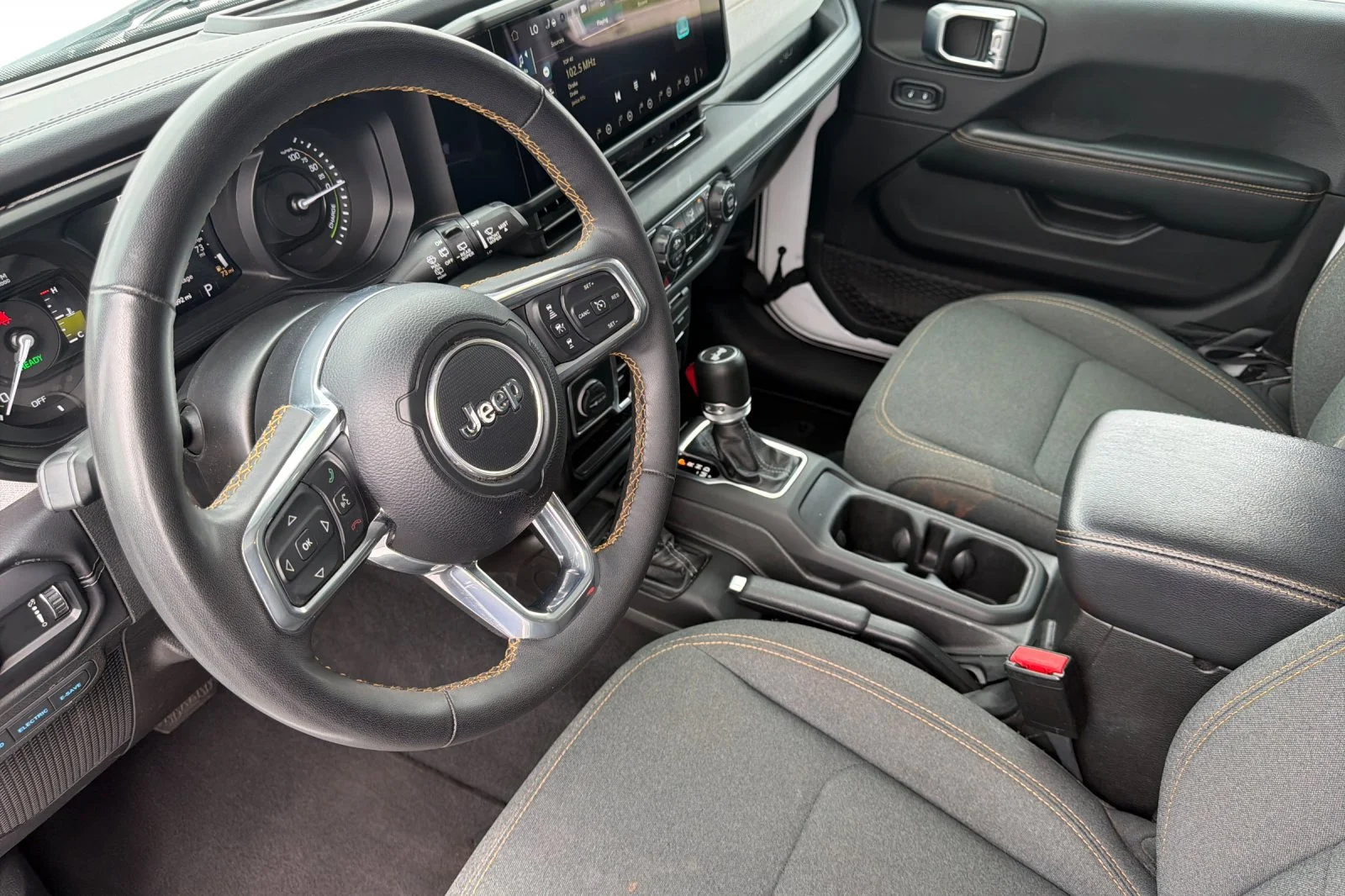 Used 2024 White Jeep Sahara 4xe image 12