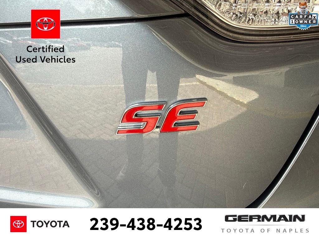 Certified Used 2020 Blue Toyota SE image 5