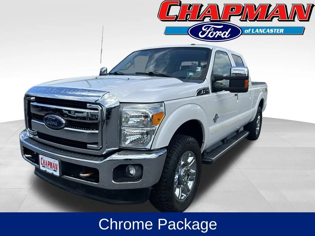 Used 2016 White Platinum Clearcoat Metallic Ford Lariat image 1