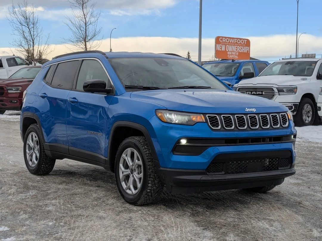 New 2025 Blue Jeep North - - 4X4 - 4.99% O.A.C - 360 Camera System - 10.1 Inch Display - Adaptive Cruise & More! image 2
