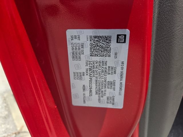 New 2025 Cardinal Red GMC Work Van image 18