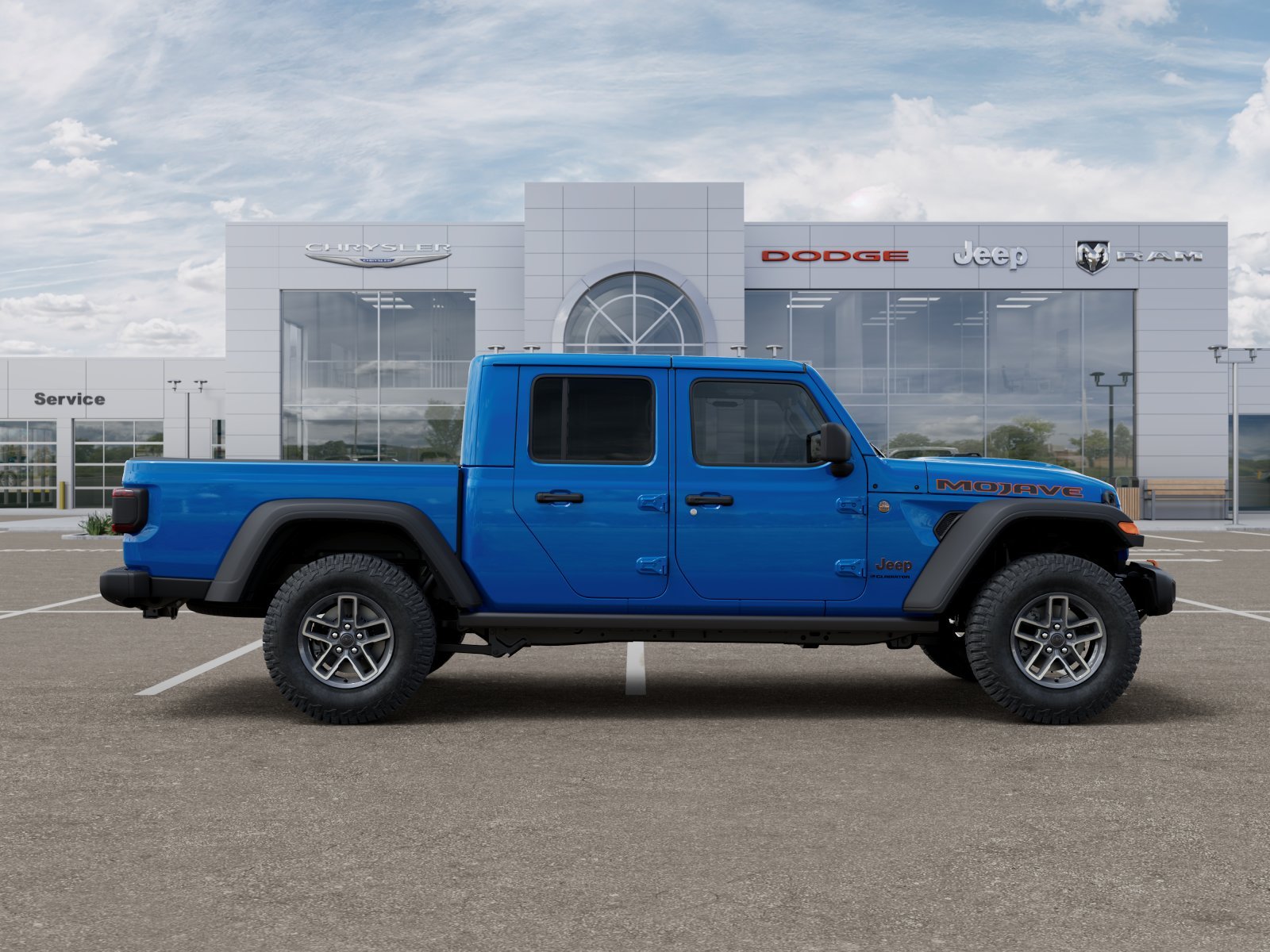 New 2026 Hydro Blue Pearl-Coat Exterior Paint Jeep Mojave image 55